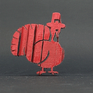 text flip - turkey 20 3d print model - Mito3D