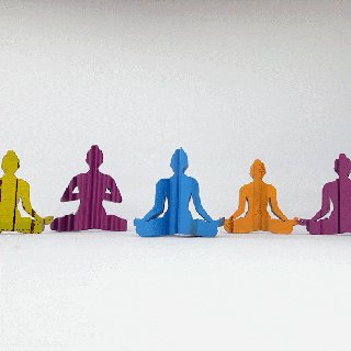 text flip - yoga 8 stls art sculpture master printer 3d print model - Mito3D