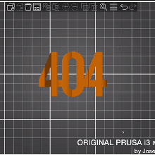 Metin çevirmek 404 gadget hata işaret 3d print model - Mito3D
