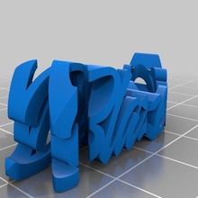 Text Flip 420 Flamme Kunst Drucker 3d print model - Mito3D