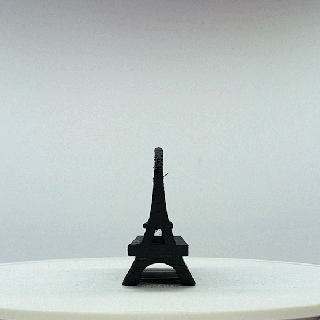 testo Flip eiffel Torre 300 Parigi arte monumento maestro stampante 3d print model - Mito3D