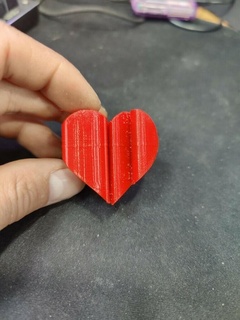 text flip love heart figure valentine sculptures busts art 3d print model - Mito3D