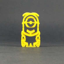 texto flip esbirro de plátano art el señor la impresora forma arte 3d print model - Mito3D