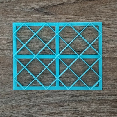 texturador cuadrados capitone marcador masa fondant rombo pasteleria torta jds 3d print model - Mito3D