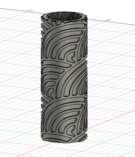 struttura rullo argilla fimo 3D print model - Mito3D