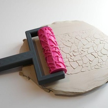 Textur Walze Steine Werkzeug Tonne Kunst Polymer Stempel Lehm Keramik Bäcker Ton 3d print model - Mito3D