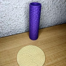 texture roller polymer clay pavement 3d print model - Mito3D