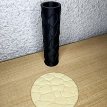 texture roller polymer clay 3d print model - Mito3D