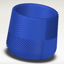 texturado matte4 compañero envase pelota vaso argentina 3d print model - Mito3D