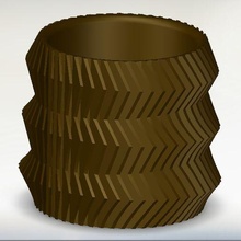 texturado matte6 compañero envase pelota vaso argentina 3d print model - Mito3D