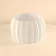 texturé sphère planteur vase mode plante pot slimprint intérieur jardinage Urbain 3d print model - Mito3D