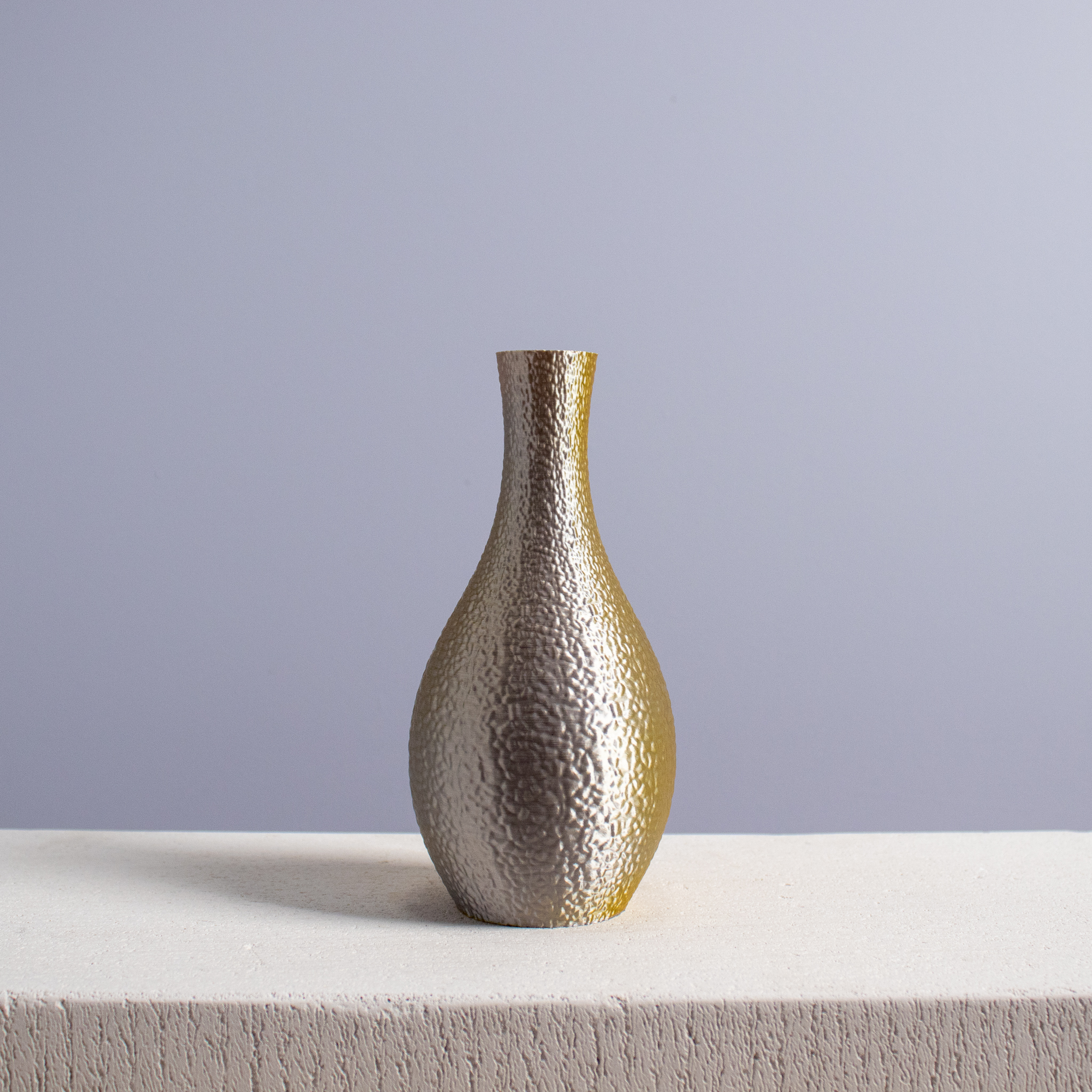 strukturiert Vase 3d Modell Modus schlanker Druck stl Birne Blume Drucken abstrakt elegant 3D print model - Mito3D
