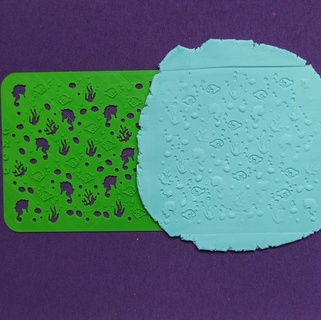 texturizzatore mare ippocampo sollievo francobollo biscotto frese biscotti trame decorazione forno bambino doccia foca 3d print model - Mito3D