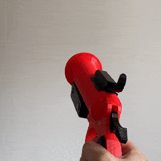 tf2 flare gun - rubber band powered toy pyro team fortress 2 nerf blaster props 3d print model - Mito3D
