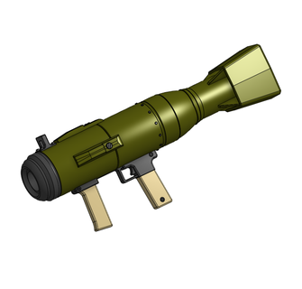 tf2 inspired airstrike rocket launcher prop team fortress 2 apropalypse creations apropalypsecreations video game 3d print model - Mito3D