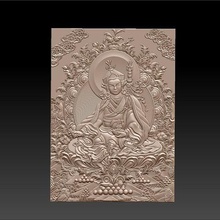 thangka bas-relief resimler art tibet tibetan buddha buddhism 3d wall decoration character cnc sculpture nature mold artcam pattern texture oriental china 3d print model - Mito3D