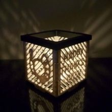 ringraziamento turchia light box casa 3d print model - Mito3D