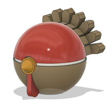 thanksgiving turkey pokeball 3d print model - Mito3D
