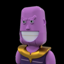 Thanos arte maravilha louco titã vingadores fracasso 3d print model - Mito3D