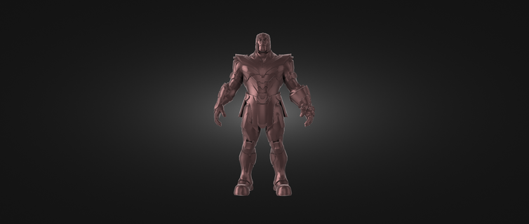 Thanos kahraman hayret 3d Yazdır stl oyuncak 3d print model - Mito3D
