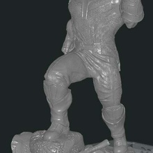 thanos - middle finger remix marvel statue sculptures 3d print model - Mito3D