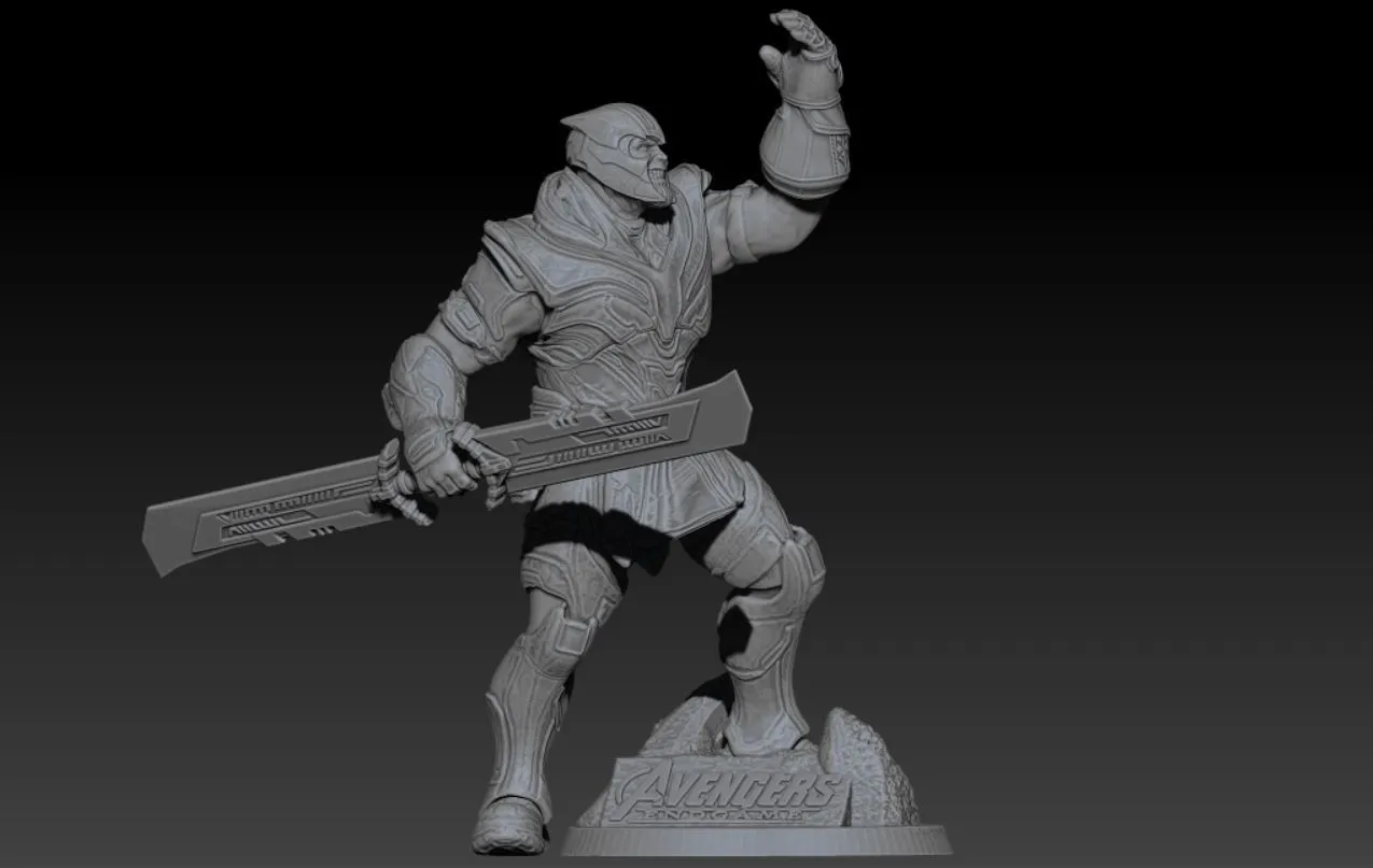 thanos vengadores infinito 3D print model - Mito3D