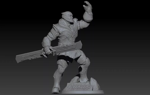 thanos avengers infinty 3d print model - Mito3D