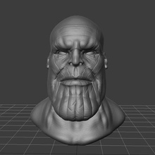 Thanos fracasso arte maravilha ucm vingadores homem Aranha infinidade guerra jogo 3d print model - Mito3D