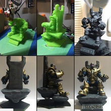 thanos figurina arte 3d print model - Mito3D