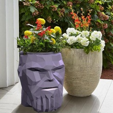 thanos flower pot low poly home avengers potty 3d print model - Mito3D