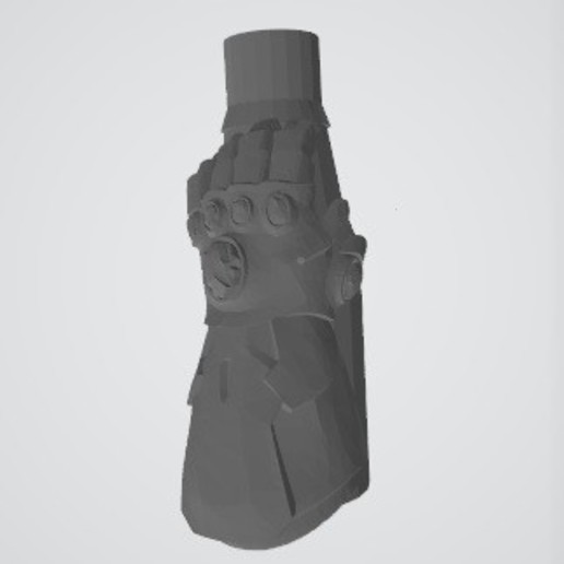 thanos guantele ağızlık nargile gadget shisha 3D print model - Mito3D