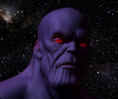 Thanos guardiões galáxia esculturas bustos arte 3d print model - Mito3D