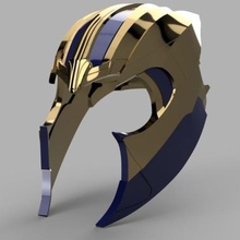 thanos helmet infinity war game avengers marvel comics 3d print model - Mito3D