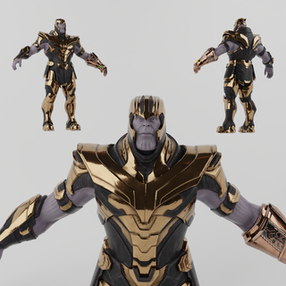 Thanos pobre manipulado maravilha vingadores homem Ferro Thor Aranha capitão América quadrinhos hulk Vingadores Ultimato MCU guerra infinita jogo viúva Negra avengersinfinitywar Tonystark Marvelstudios 3d print model - Mito3D