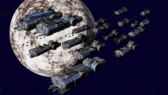 tharaxianos frota nave espacial 3d print model - Mito3D