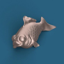 thatjoshguys dead goldfish various zbrush sculptris 3d print model - Mito3D