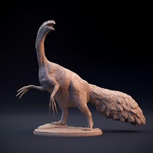 terizinossauro 3d print model - Mito3D