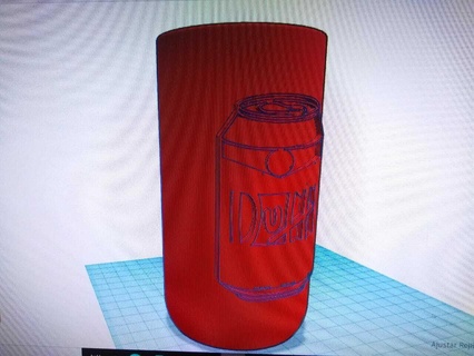 térmico caso bainha Cerveja duff conservador suporte enlatado bebida refrigerante 3d print model - Mito3D
