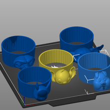 Thermal Tasse Halter Unterstützung Starbucks Gürtel Brille Thermik Yoda Stich et Glas Kinder Spielzeug Zuhause Haus Küche Getränk 3d print model - Mito3D