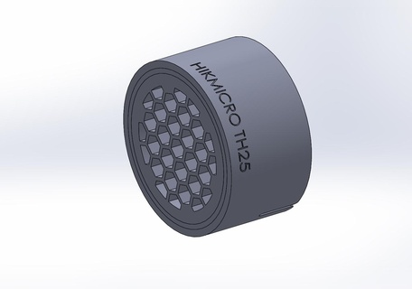 thermique vue rayon miel casquette lentille protecteur hikmicro tonnerre th25 agm crotale ts25 airsoft 3d print model - Mito3D