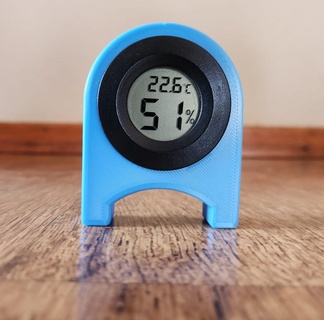 thermometer case lcd stand farenheit celcuis quick print 3d print model - Mito3D