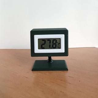termómetro estante soporte montar temperatura 3d print model - Mito3D