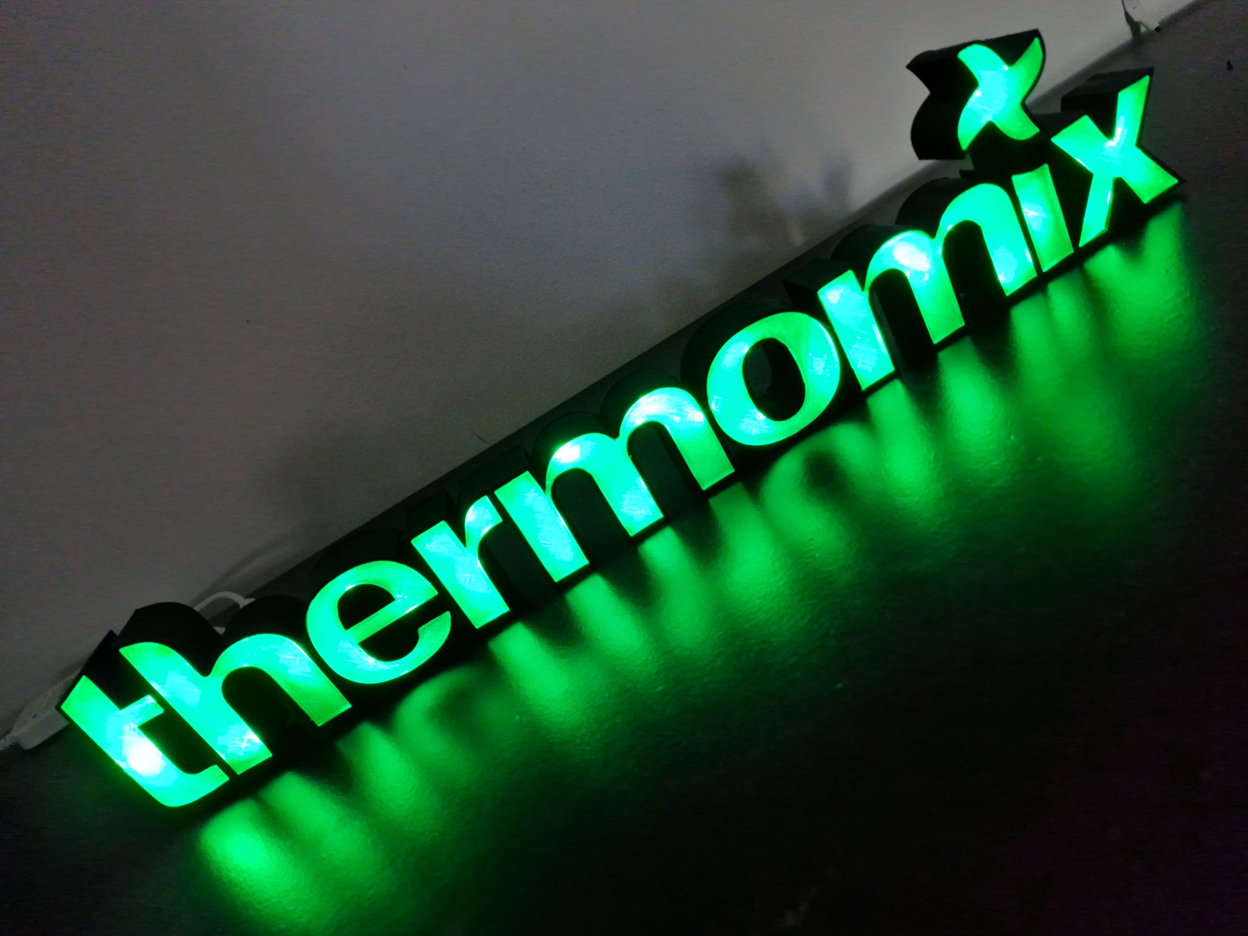 thermomix LED lámpara Encendiendo cocina decoración partido sótano 3D print model - Mito3D