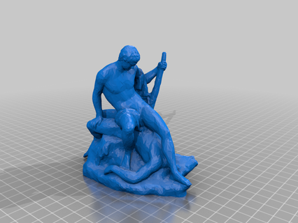 Theseus Minotaur Mauer Haken Organisation 3d print model - Mito3D