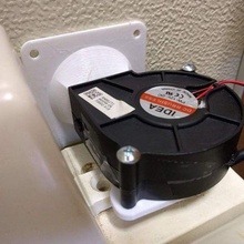 thetford electra magic toilet vent centrifugal fan trailmanor outdoor garden 3d print model - Mito3D