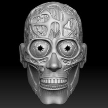 viven máscara completa art ellos película juan carpintero la el arte de juguete roddy piper 3d print model - Mito3D
