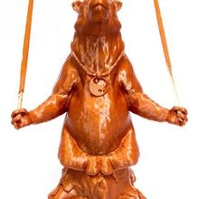 theyogabear art jouet sculpter la méditation animal 3d print model - Mito3D