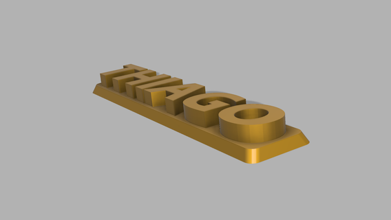 Thiago Schlüsselbund Schlüssel Design angepasst Laptop Spielzeuge 3d print model - Mito3D