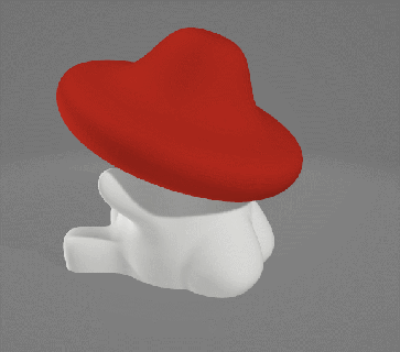 thicc mushroom boi booty butt magic tiny meme funny top figure statue bust 3d print model - Mito3D