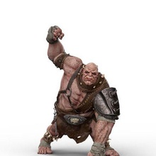 thicc twins game ogre ogor shrek fantasy sigmar aos warhammer tabletop games minis bits torso destruction dungeons dragons d&d 3d print model - Mito3D